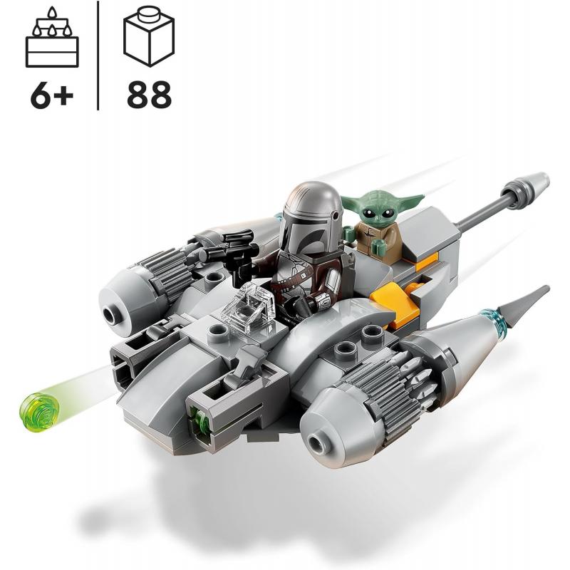 Lego star wars the mandalorian microfighter caza estelar n - 1