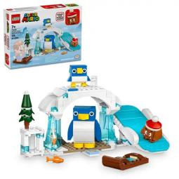Lego super mario set de expansion: aventura en la nieve de la familia pingui