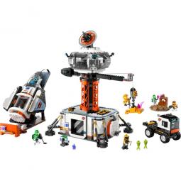 Lego city base espacial y plataforma de lanzamiento