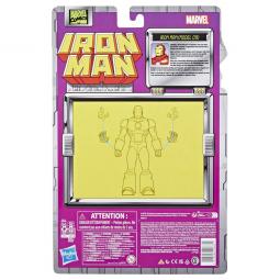 Figura hasbro marvel legends series iron man (model 09)