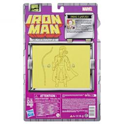 Figura hasbro marvel legends series iron man marvel's whiplash