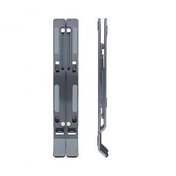 Soporte elevador tooq aluminio plegable portatiles gris