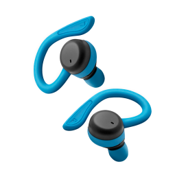 Auriculares deportivos phoenix spartan bluetooth 5.3 manos libres accesorios intercambiables detalles en azul