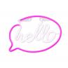 Lampara forever neon led hello pink white