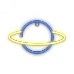 Lampara forever neon led saturn yellow blue