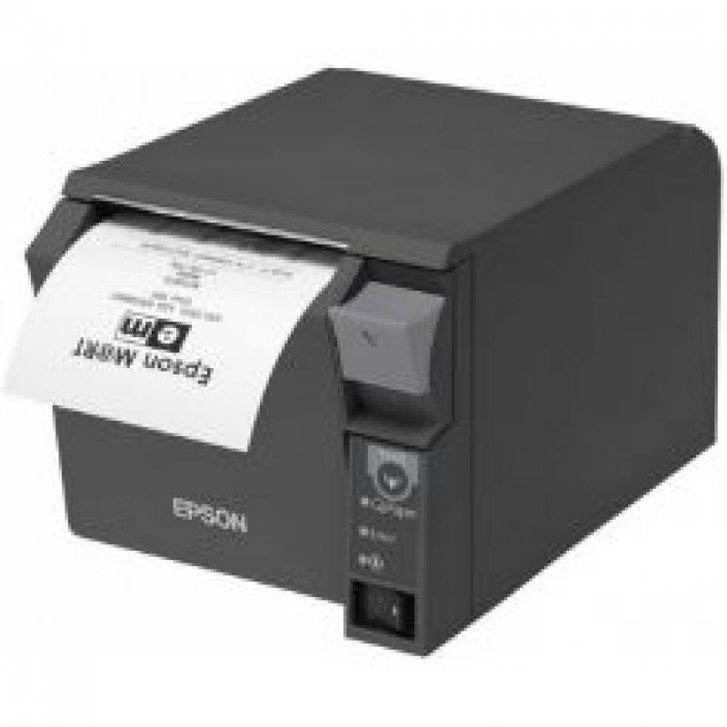 Impresora ticket epson tm - t70ii termica directa usb + red ethernet negra - Imagen 1