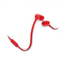 Auriculares intrauditivos jbl t160 red