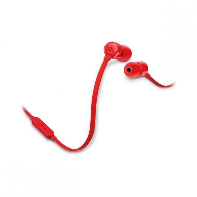 Auriculares intrauditivos jbl t160 red