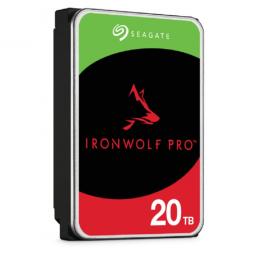 Disco duro interno hdd seagate ironwolf pro nas st20000nt001 20tb 3.5pulgadas 7200rpm -  256mb -  sata 6gb - s