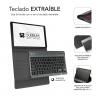 Funda + teclado subblim keytab pro para tablet samsung a9+ 11pulgadas