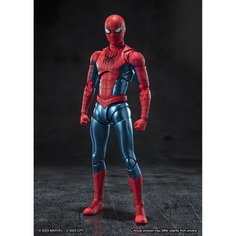 Figura tamashii nations sh figuarts spider - man no way home marvel spider - man (new red & blue suit)