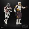 Pack 2 figuras hasbro star wars the black series ahsoka captain enoch & night trooper