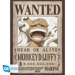 Poster gb eye one piece wanted luffy wano