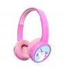 Auricular bluetooth denver bth - 106p - rosa