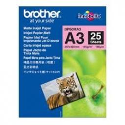 Papel brother inyeccion mate bp60ma3 25 hojas mfc5890cn mfc5895cw mfcj5910dw dcp6690cw mfc6490cw mfcj6510dw mfcj6520dw mfcj6710d
