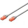 Cable red ewent latiguillo utp cat6 rj45 2m gris