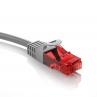 Cable red ewent latiguillo rj45 utp cat6 15m gris