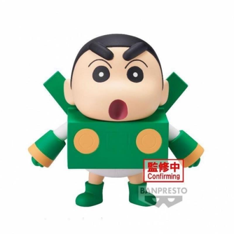 Figura banpresto crayon shinchan cosplay shinchan robot 11cm