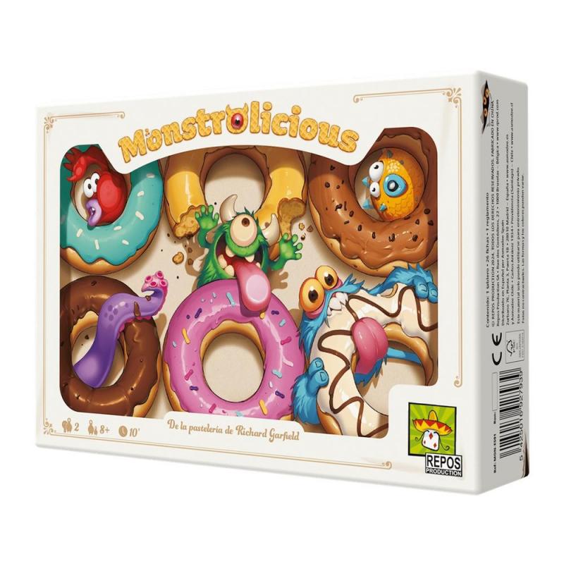 Juego de mesa monstrolicious edad recomendada 8 años