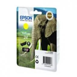 Cartucho tinta epson t242440 amarillo para epson xp - 750 c13t24244010 -  elefante - Imagen 1