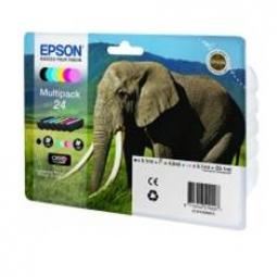 Multipack tinta epson t242840 6 colores xp - 750 c13t24284010 -  elefante - Imagen 1