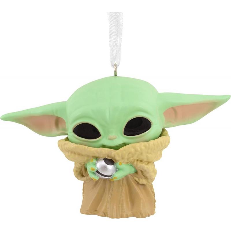 Adorno de navidad funko star wars grogu figura de resina