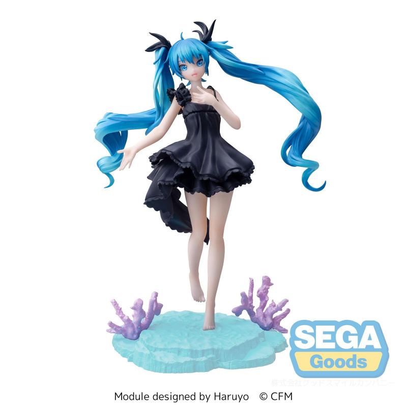 Figura sega goods luminasta hatsune miku project mega 39´s deep sea girl version