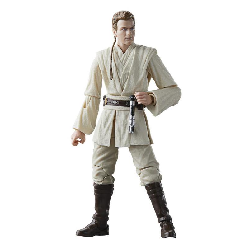 Figura hasbro star wars the black series archive obi - wan kenobi (padawan)