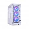 Caja ordenador gaming lian li e - atx lancool ii mesh c rgb cristal templado usb 3.0 blanco