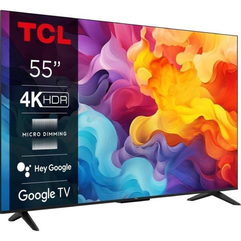 Tv tcl 55pulgadas led 4k uhd -  55p61b -  google tv