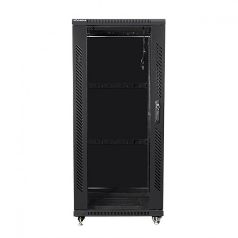 Armario lanberg rack 19pulgadas 27u 600x600 negro