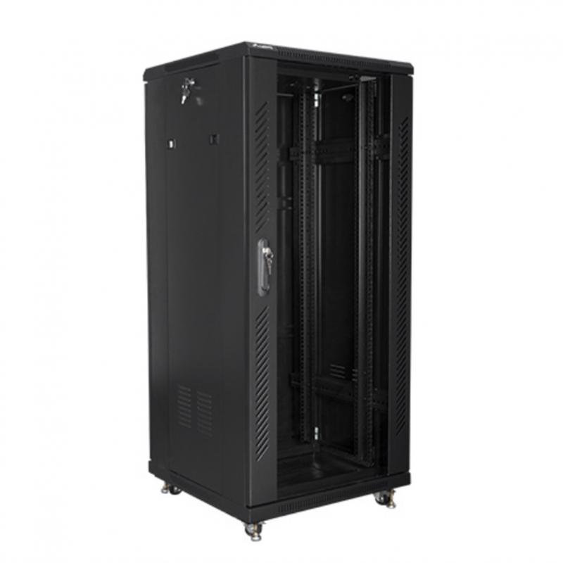 Armario lanberg rack 19pulgadas 27u 600x600 negro