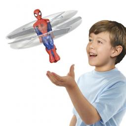 Figura electronica flying heroes marvel spiderman