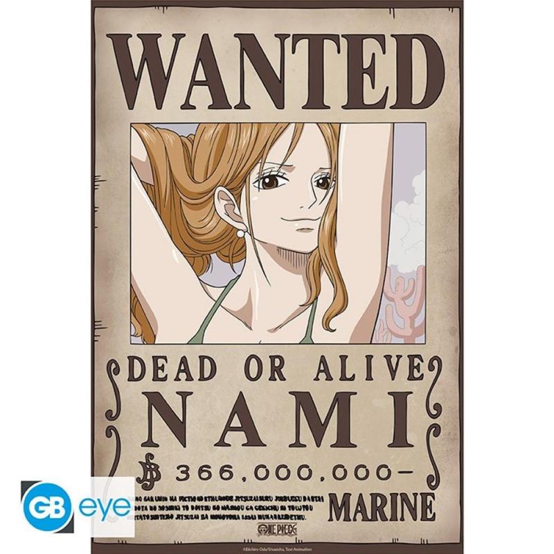 Poster gb eye chibi one piece wanted nami wano