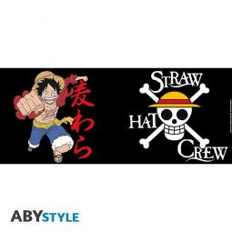 Taza abystyle one piece luffy & skull