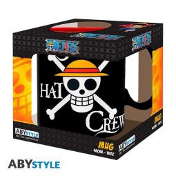 Taza abystyle one piece luffy & skull