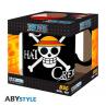 Taza abystyle one piece luffy & skull