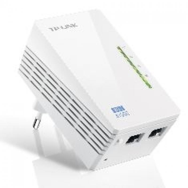 Adaptador de red wifi linea electrica av600 300mbps powerline tp - link - Imagen 1