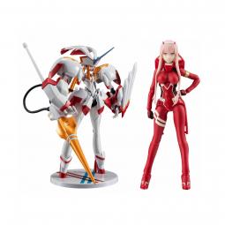 Figura tamashii nations sh figuarts darling in the franxx ztrelizia & zero two 5th aniversario set