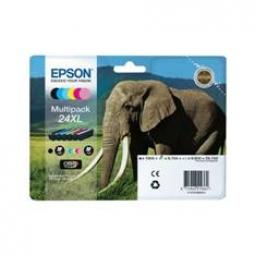 Multipack tinta epson t243840 6 colores 24xl expresion photo xp - 950 -  elefante - Imagen 1