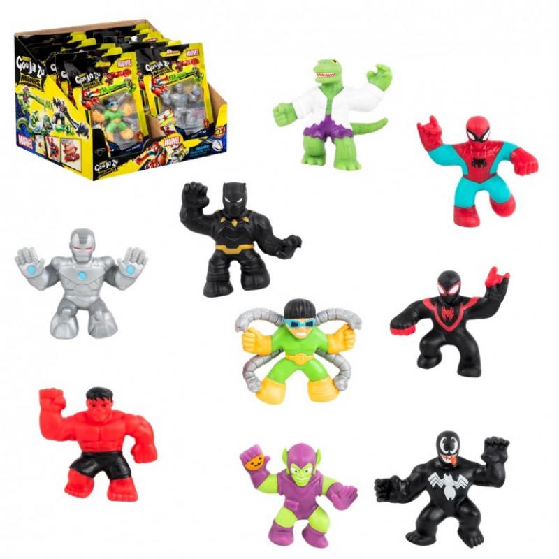 Figuras minis marvel goo jit zu 1 unidad aleatoria