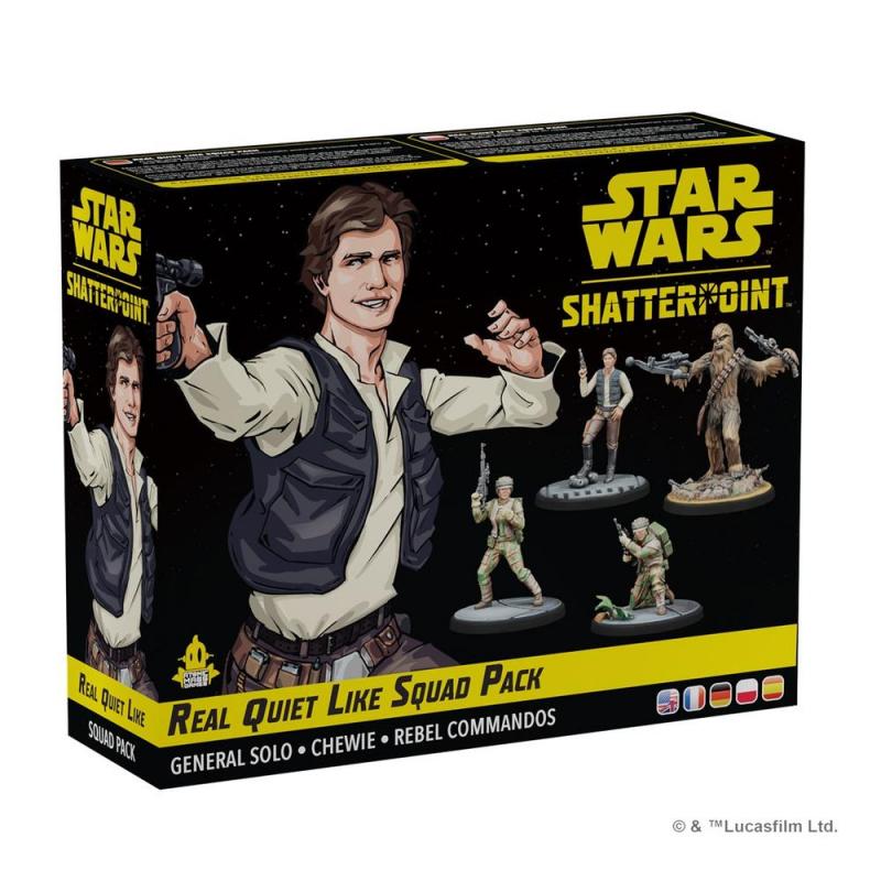 Juego de mesa star wars shatterpoint real quiet like squad pack edad recomendada 14 años