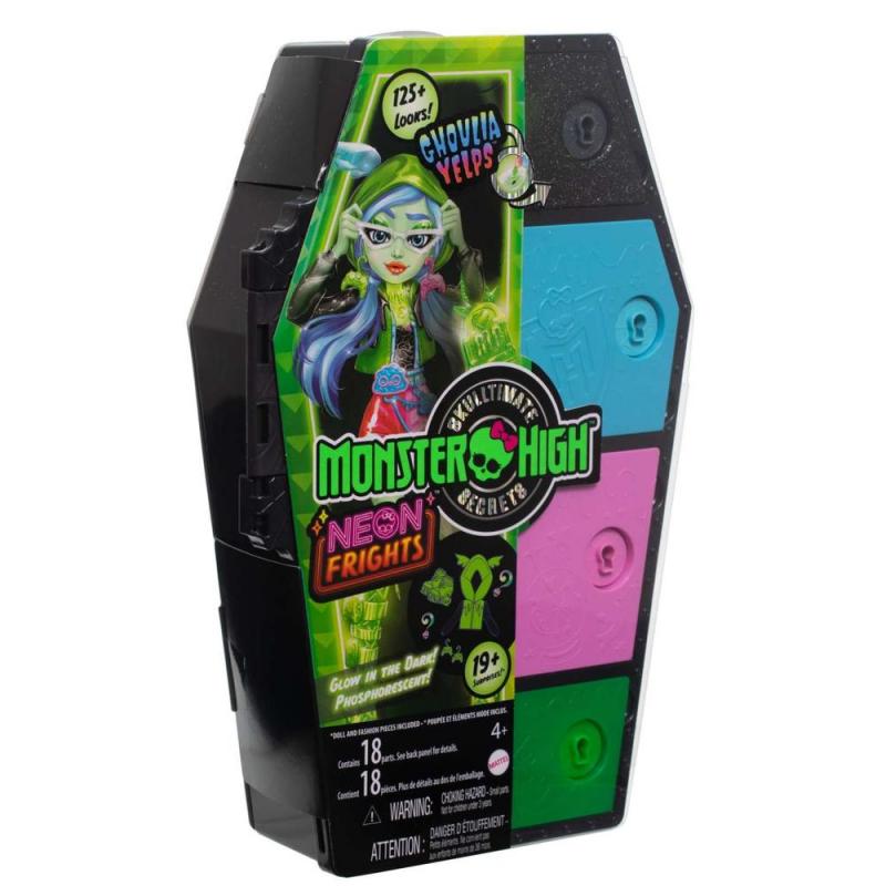 Muñeca mattel monster high skulltimate secrets neon frights ghoulia