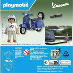 Playmobil vespa 150 sprint veloce azul