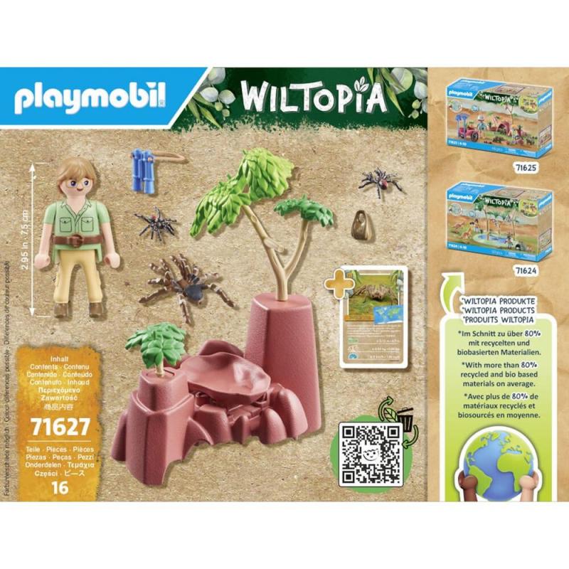 Playmobil wiltopia -  rocas con arañas