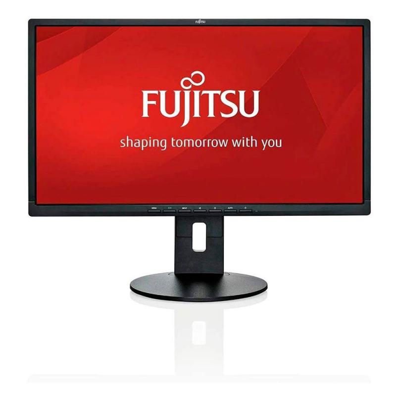 Monitor reacondicionado fujitsu  led 23.8pulgadas ips b24t - 8 te pro - fullhd - vga - dp - dvi - negro