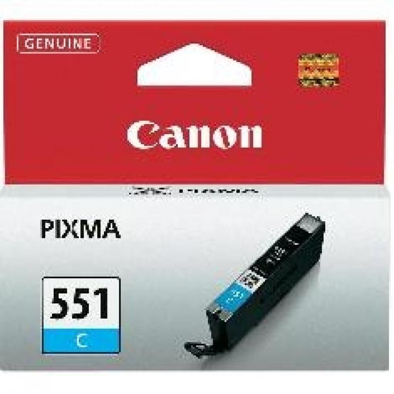 Cartucho tinta canon cli - 551 cian  mg6350 -  mg5450 - Imagen 1