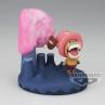 Figura banpresto one piece world collectable log stories tony tony chopper 5cm