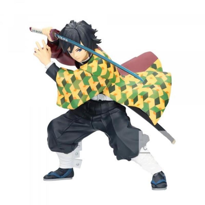 Figura banpresto demon slayer kimetsu no yaiba maximatic giyu tomioka 17cm