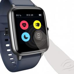 Smartwatch hama fit watch 4900 azul - negra